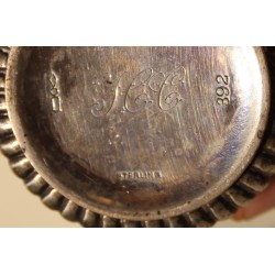 Coupe en verre et argent par William Gale & Son