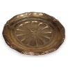 Assiette aux hiboux en argent par ODIOT