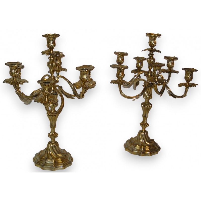 Pair of French candlesticks