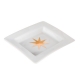 Vide poche rectangulaire Etoile en porcelaine