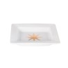 Vide poche rectangulaire Etoile en porcelaine