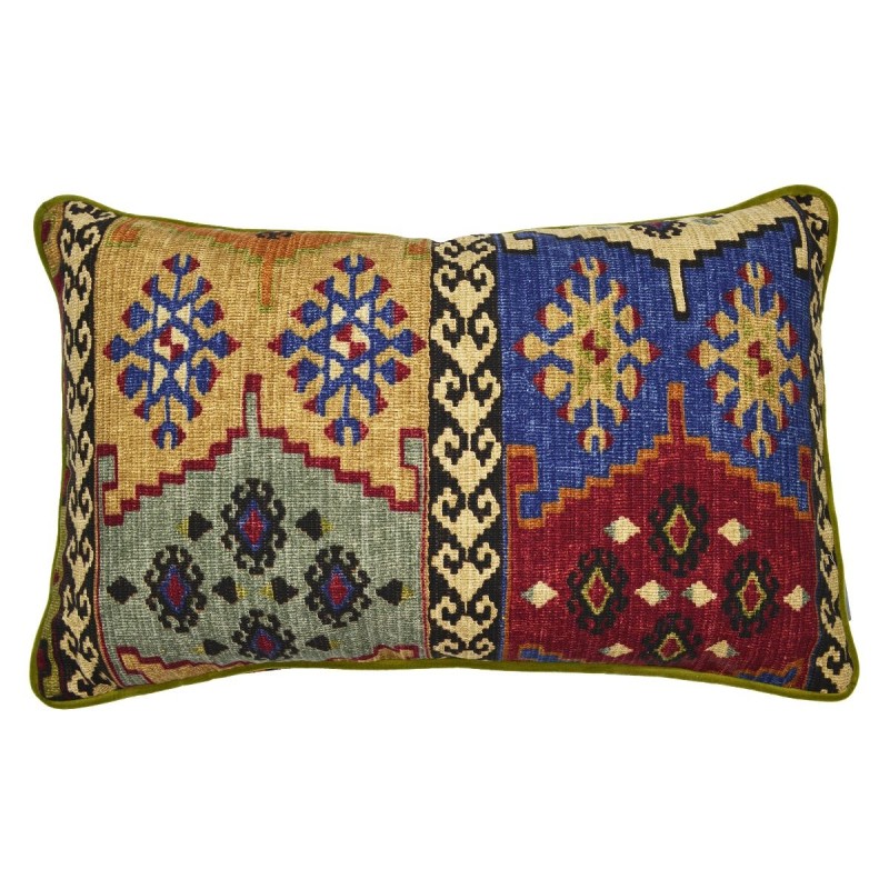 Rectangular Kilim-style cushion