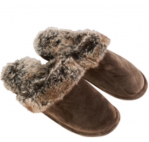 Pantoufles en fausse fourrure