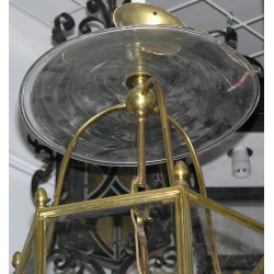 Hexagonal Directoire-style lantern at Moinat SA – Antiques and home décor