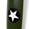 Green propeller with a star