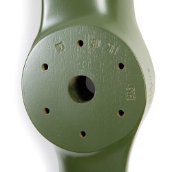 Green propeller with a star