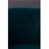 Fauteuil Dolly en velours bleu