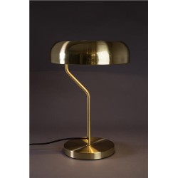 Lampe de bureau "Eclipse" en métal coloris laiton