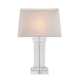 Lampe colonne rectangulaire "Cielo" en cristal