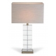 Lampe "Moderne" en cristal et laiton