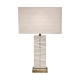 Lampe "Moderne" en cristal et laiton