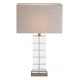 Lampe "Moderne" en cristal et laiton