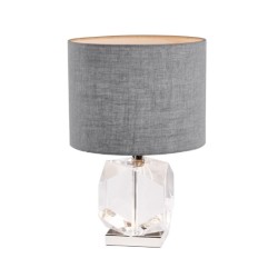 Lampe cube "Esme" en cristal