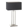 "Beck" crystal and nickel floor lamp