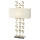 Lampe "Kyle" en laiton et marbre