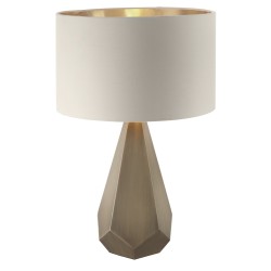 Lampe "Agato" en laiton patiné