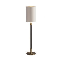 Lampe "Tirso" en métal noirci et doré