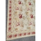 Tapis chinois petit-point décor fleurs