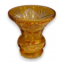 Vase évasé de Saint-Louis Jaune (ébréché)