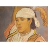 Pastel "Jeune marocaine", signé René MARTIN 27