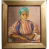 Pastel "Jeune marocaine", signé René MARTIN 44