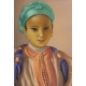 Pastel "Jeune marocaine", signé René MARTIN 44