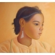 Pastel "Jeune marocaine", signé René MARTIN 34