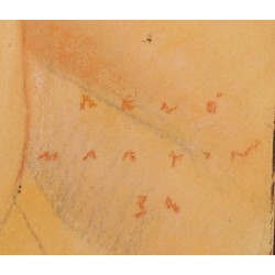 Pastel "Jeune marocaine", signé René MARTIN 34