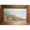 Tableau \"Lavaux\" signé C. PARISOD 1921