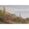 Tableau \"Lavaux\" signé C. PARISOD 1921
