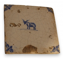 Carreau de Delft "Buffle"