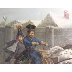 Tableau russe \"Traineau\"