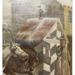 Tableau russe \"Traineau\"