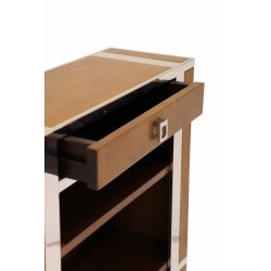 Bibus \"Aston\" en bois et inox