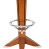 Tabouret de bar Canoe, cuir vintage