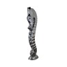 Hippocampe en aluminium finition nickel