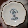 Service en porcelaine Paquerettes bordure dorée