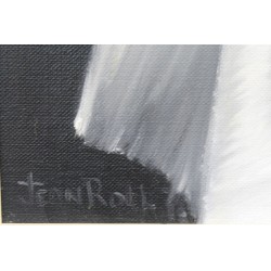 Tableau \"Le temps Espagnol\" signé Jean ROLL