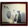 Tableau \"Chardons\" signé Jean ROLL 69