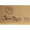 Tableau \"Les feux de la Rampe\" signé J. ROLL