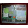 Tableau \"Composition abstraite\" signé BODJOL