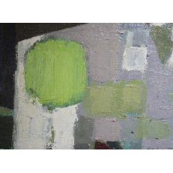 Tableau \"Composition abstraite\" signé BODJOL