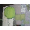 Tableau \"Composition abstraite\" signé BODJOL