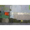 Tableau \"Composition abstraite\" signé BODJOL
