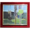 Tableau \"Composition abstraite\" signé BODJOL