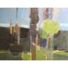 Tableau \"Composition abstraite\" signé BODJOL