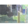 Tableau \"Composition abstraite\" signé BODJOL