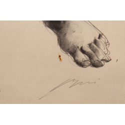 Gravure "Mère allaitant" signée ERNI