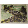 Lithograph entitled ‘Abstract Composition’, signed SARTHOU