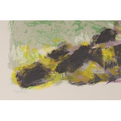 Lithograph entitled ‘Abstract Composition’, signed SARTHOU